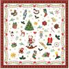 Ambiente - Tovaglioli di Natale, 33 cm, confezione da 20 pezzi, colore: Rosso