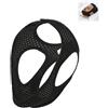 dravix Mentoniera Antirussamento Regolabile, Fascia Mento Respirabile per Dormire, Supporto Morbido per Mantenere la Bocca Chiusa Durante il Sonno, Cinturino Comfort Unisex per Casa e Viaggio