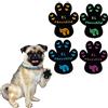 Phaechild Cani Protezioni Zampe Pads, Controllo trazione per Antiscivolo,dallo Scivolamento su Pavimenti scivolosi,Autoadesivo Cane Calze Scarpe per Cani Sostituzione Multicolore 80 pz - XL