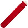MIJOMA Borsa dell'acqua calda lunga con rivestimento morbido, 2 litri, per collo e spalla, extra lunga (rosso)