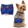 PAIDEFUL Pannolini lavabili per cani di taglia piccola, media e grande, riutilizzabili, altamente assorbenti, anti-segni, a prova di perdite, blu navy, M