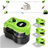 Sweylomi Giocattolo elettrico per gatti,interattivo con percorsi di corsa regolabili | modalità automatica e manuale, ricaricabile tramite USB, rumore del topo, giocattolo da caccia per gatti per