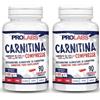 Generico Prolàbs Carnitina 180 compresse (2 x 90 compresse) - carnitina tartrato- 100% naturale - prodotto Vegano