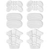 TMZELOA 12 Cuscinetti Tallone Scarpe, Proteggi Tallone Trasparenti, 6 Paia | 6 paia in silicone trasparente, autoadesive e riutilizzabili, 3 forme, adatte a scarpe nelle taglie 35-43