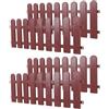 CIYODO 4 Pezzi Recinzione Tartarughe di Terra Pvc Coffee, Recinto | Reptile Supplies, Outdoor Tortoise Enclosure, Animal Playpen, Facile Montaggio