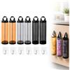 XiDeShop Set di 6 sacchetti portaoggetti, a rete nera, dispenser per sacchetti della spazzatura, con ganci, per cucina e bagno, lavanderia