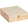 Cassette in legno Scatola per Vino in compensato| 3 Bottiglie 750 ml |Misura Interna 33,9X28,1X9,3 |Custodia/Contenitore Vino/Birra| Per Compleanni Matrimoni Eventi ART. STO3