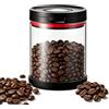 FISH DRAGATE 800 ML barattolo per caffè ermetici vetro,chicchi di caffè contenitori con cucchiaio,con coperchio, con indicatore di umidità,contenitore per farina di zucchero, polvere, noci, spezie