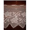 PIZZITALIANI LACES & RIBBONS SINCE 1953 PIZZITALIANI Tendina Mantovana in Pizzo Tombolo Shabby Chic Cotone Bianco, Altezza 40 cm, Vendita al Metro per Finestra Cucina (Tenda Vetro), Made in Italy
