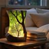 Generico Lampada da tavolo a LED Foresta Incantata, luce notturna con rami d'albero, luce calda e soffusa, ideale come regalo per la camera da letto e la scrivania (1Pezzo)