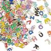 SUNNYCLUE 1 scatola Da 180 pezzi di Ciondoli con Lettere Smaltate Ciondoli In Metlega Sfuso con Lettere Dells'Alfabeto Dalla A Alla Z Pendenti Iniziali Maiuscole per La Creazione di Gioiel