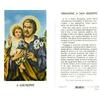 Egim Immagini di San Giuseppe con preghiera cm. 6x11 confezione da 100 pezzi