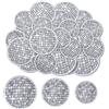Tapufitil 18 Pezzi Disco Palline Applicazioni Ricamate Termoadesive Motivi Western Decorazioni Brillanti per Abbigliamento Fai-da-Te Zaini Magliette Jeans Gonna Cappello