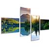 islandburner Quadro moderno Lago di montagna nel Parco Nazionale Alte Tatras Strbske pleso, Slovacchia, Europa mondo di bellezza Stampa su tela - Quadri moderni x poltrone salotto cucina mobili ufficio casa ! FOL