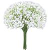 Huiguli 20 Fiori Artificiali di Gipsofila, Fiori Finti Bianca | Plastica Realistici, per Ghirlande Fai da te, Composizioni Floreali, Decorazioni per la Casa