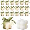 THUVIN 20 candele a bolle, candele profumate con scatole acriliche, nastri e etichette regalo, bomboniere per matrimoni, addio al nubilato, baby shower, feste di compleanno