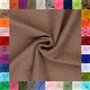 fingsi Stoffe Mira - Tessuto tubolare a maglia fine per bordature, larghezza del tubo: 34 cm, 95% cotone, 5% elastan (47. marrone mélange, tinta unita, 0,5 m)