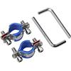 ZYWUOY Kit di riparazione per sedia da ufficio, 2 pezzi, altezza regolabile, kit di riparazione per sedie da ufficio con chiave esagonale