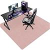 TFEHXYZU Tappetino per Sedia da Ufficio Gaming Rosa 120x150cm | Tappeto Salvapavimento Antiscivolo, Tappeto per Sedia con Ruote, Tappetino Pavimenti per Parquet e Piastrelle Tappeto Esterno