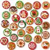 MORCART 30 magneti natalizi per frigorifero, frigorifero, decorazione natalizia per lavastoviglie, armadietti, lavagne magnetiche, armadietti, aule, uffici, cubicoli e biscotti