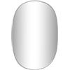 vidaXL Specchio da Parete Argento 50x35 cm