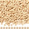 SOFPLATE 2000 pz Perline di Legno Naturale Da 6mm Perline di Legno Grezzo Sfuse Piccole Perline Rotonde Lisce Distanziali per La Creazione di Gioielli Collane Bracciali Artigianato Fai Da Te per Princ