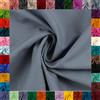 Die Stofftante Tessuto di cotone HEIDE, Swafing, 42 colori, tinta unita, 100% cotone, coupon, Oeko-TEX Standard 100 (grigio, 0,5 m)