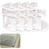 flintronic 4 PCS Clip di Fissaggio, per Lenzuolo, con Strisce di Bloccaggio, Materasso Angoli Antiscivolo per Lenzuolo, per di Fissaggio Angoli Lenzuola Mantieni
