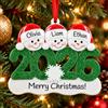 VEELU Pallina di Natale Personalizzate con 2-6 Nomi in Acrilico,Addobbo Natalizio | Decorazione Natalizia Personalizzata con Famiglia Pupazzo di Neve, Addobbo Albero di Natale, Regalo Originale per Famiglia