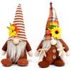 Bubaxuce 2 Pezzi Figure Decorative Autunnali, Gnomi Autunnali, Pupazzo Senza Volto Autunnale, Decorazione per Il Ringraziamento per Decorazione Tavolo, Arredamento Soggiorno e Decorazioni Stagionali
