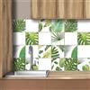 AREDE 32 Pz Adesivi per Piastrelle Bagno e Cucina 15 x 15 cm Autoadesivo Decorazione Adesivo murale in PVC Impermeabile Adesivi Parete mattonelle mosaico stile / T1018