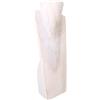 Coco Papaya Busto espositore per collane, in legno massiccio, altezza: 35 cm, rosso