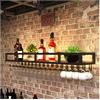 WXZXWXZX Portabottiglie da Parete con Luce Porta Bottiglie di Vino da Parete con Portabicchieri Cantinetta Vino con Porta Bicchieri Sospesi Porta Calici Scaffale da Parete per Sala da Pranzo Bar Cucina(Black,S