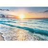 TOSTOG 5D Spiaggia Diamond Painting Kit Completo, Pittura Diamante Fai Da Te, Tramonto sul mare, Diamond Painting Adulti, Strass Ricamo a Punto Croce Painting per Decorazione Casa 40x30 cm