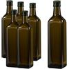 PALUPLUS 6 Bottiglie Vuote in Vetro per Olio da 750 ml, Marasca UVAG con Tappo a Vite Salvagoccia, Bottiglia per olio e liquore, Made in Italy -364C -2,8