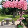 Generic Albero Artificiale Fiori Ciliegio, Finto Fiore Sakura con,Albero Finto da Interno,Fatto A Mano Ciliegio Alberi per Casa Ufficio Interno Esterni Decorativo,01,150×120cm