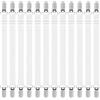 Yutissi 12 PCS Ferma Lenzuola, 45-130cm Elastici per Lenzuola con Clip Materasso | Tenditori per Lenzuola Regolabili con Clip in Metallo , Colore Bianco per ASSE da Stiro O Divano ECC