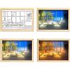 Winlams Pittura Luminosa LED da Parete per Interni, Applique da Parete, Decorazione Notturna, Regalo, Atmosfera Illuminazione