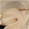 MFfly Tessuto di organza plissettato a fisarmonica, 1 m, colore beige, tessuto decorativo per abiti da sposa, M105F7 (beige)