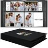 Vienrose Album Foto 10x15 300 Foto Copertina Tessuto Finestra Nero | 100 Tasche Biglietti, Album Fotografico, Matrimonio Famiglia Bambino, Ricordi