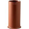 COSMIC Geyser. Portaspazzolini da Appoggio per Lavabo con Design Circolare e Minimalista. Supporto per Spazzolini da Denti in Acciaio Inox Colore Terracotta