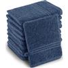 Utopia Towels - 10 guanti da bagno in 100% cotone - morbidi e resistenti, ideali per la cura quotidiana e gli ospiti - grigio, 15 x 21 cm