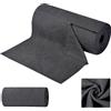 HOMIKLSA Rotolo di Panno in Microfibra 50 Pezzi Panni per la Pulizia Strappabili | Panno per Pulizia Multiuso 30 x 30 cm Strofinacci Riutilizzabili e Senza Pelucchi per Auto Vetri Cucina e Bagno (nero)