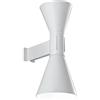Nemo Applique de Marseille - Lampada da parete, colore bianco calce, RAL 9002, 17 x 40 x 28 cm