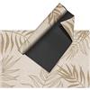 VINILIKO Design | Tappeto Vinilico Lisa Stampato - Nathifa Sepia 100x160 cm - Interno ed Esterno, Antiscivolo, Impermeabile, Lavabile - Varie Misure - Tappeto Vinile Soggiorno, Terrazza
