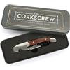 Balvi Cavatappi The Corkscrew Apribottiglie e Strumento Multifunzione con Scatola Metallica Latta
