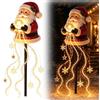 Generic Pupazzo Di Neve Luminoso Da Esterno, Solare a Led Con Stelle Cascata，B | Luci Da Giardino Forma Effetto Fontana Magica, Sfera Luminosa e Luci Calde, Fiocco Di Neve Che Scorre Led Luce Da
