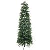 BERARDI Albero di Natale Slim Artificiale, 210 cm, Effetto Real Touch, Salvaspazio, PE + PVC