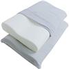 Baldiflex Emporio, Coppia Cuscini in Memory Foam Orto Maxi - Modello Ortocervicale - Fodera in Silver Safe