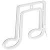 Aolidsive Lampada da Parete a LED Al Neon con Nota Musicale, in PVC ABS,